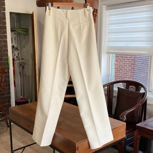 Hight waist Blend wool trousers two pockets on the side